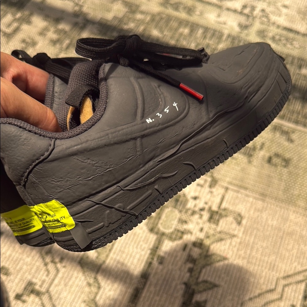 Nike Gray Sneakers with Chunky Sole and Sporty Design